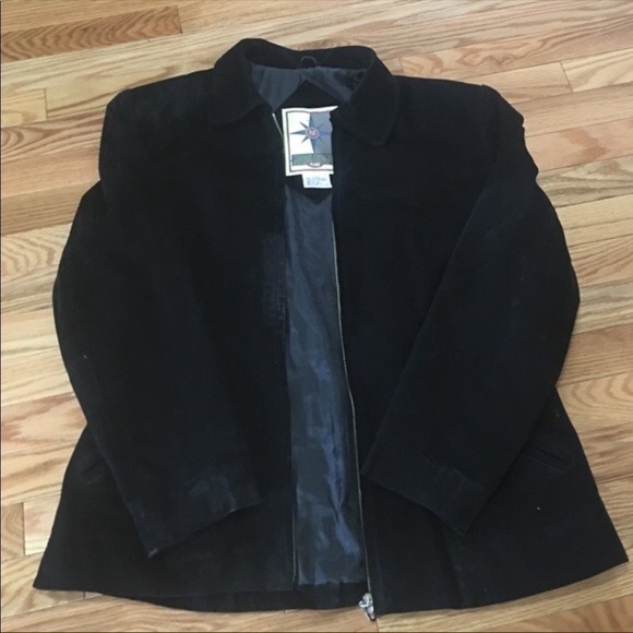 MidddleBrook Park suede  zip closure jacket - Picture 4 of 6